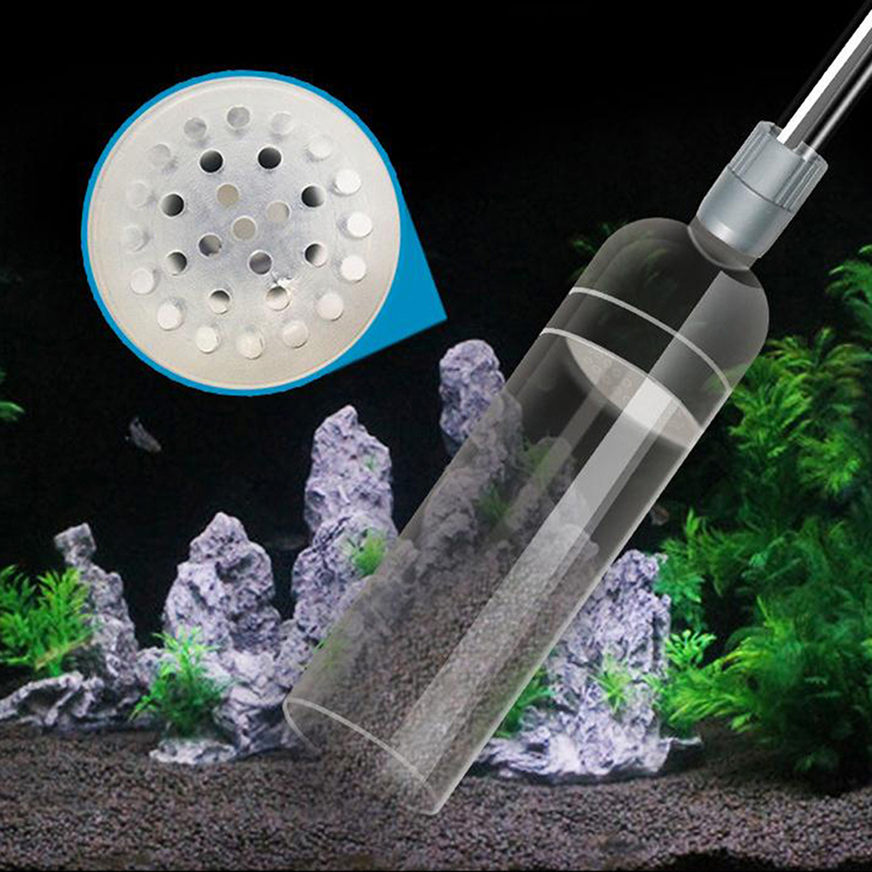 Gravel Vacuum Cleaner - 1Pc Semi-automatic Aquarium Clean Vacuum Water