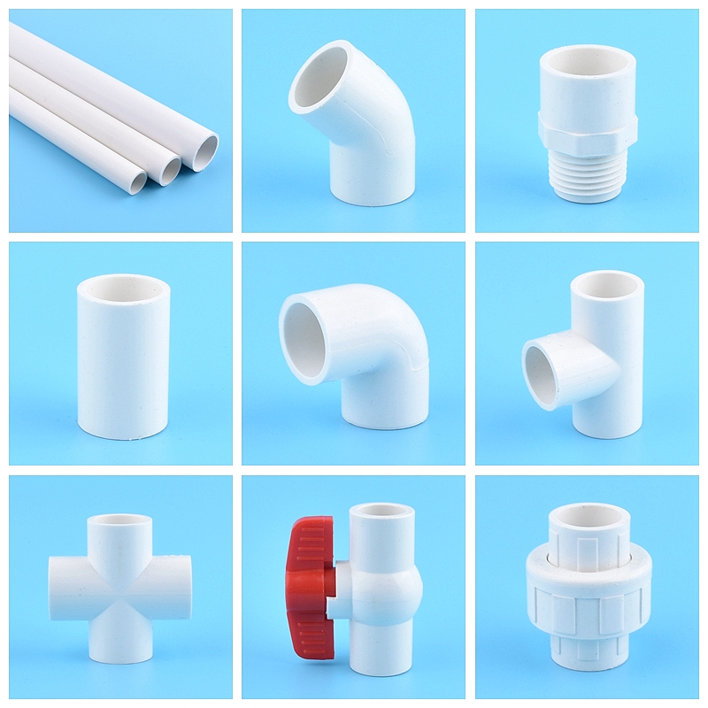 Aquarium Fish Ball - PVC Pipe Connector 20~50mm White Garden