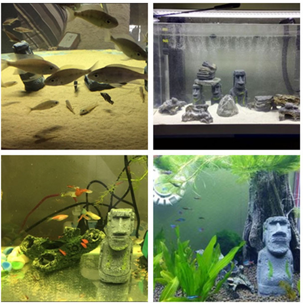 Aquarium Xl - Artificial Resin Xl Statue Aquarium Ornament