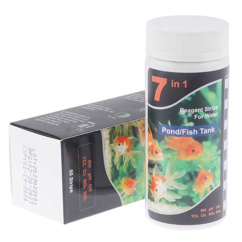 Aquarium Fish In Pond - 7-In-1 PH Test Strip, Aquarium Pool