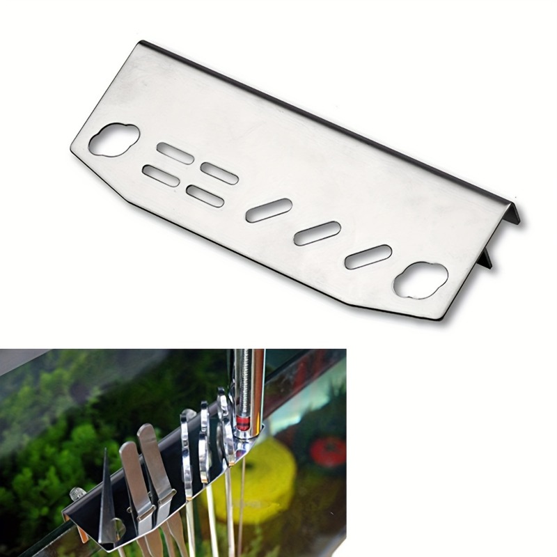 Cleaner Fish Aquarium - Stainless Steel Aquarium Cleaning Tools Holder,