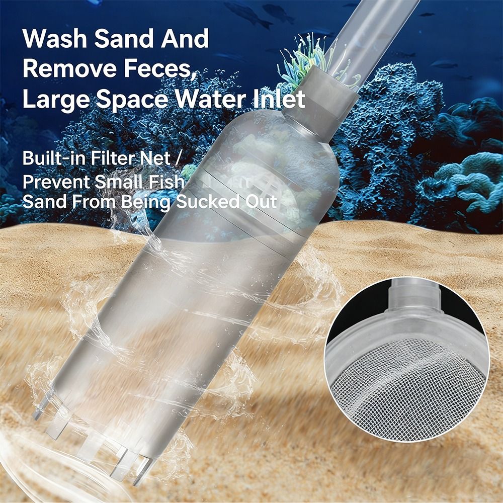 Gravel Vacuum Cleaner - New Siphon Aquarium Gravel Cleaner Pump