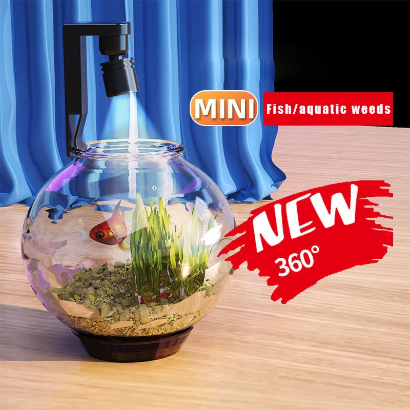 Aquarium Fish Betta - USB Mini Fish Tank LED Clip