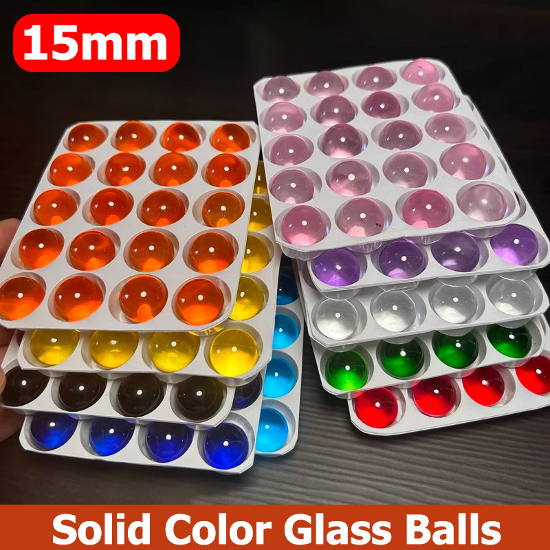 Aquarium Fish Ball - 10/20pcs Solid Color Glass Balls Diameter