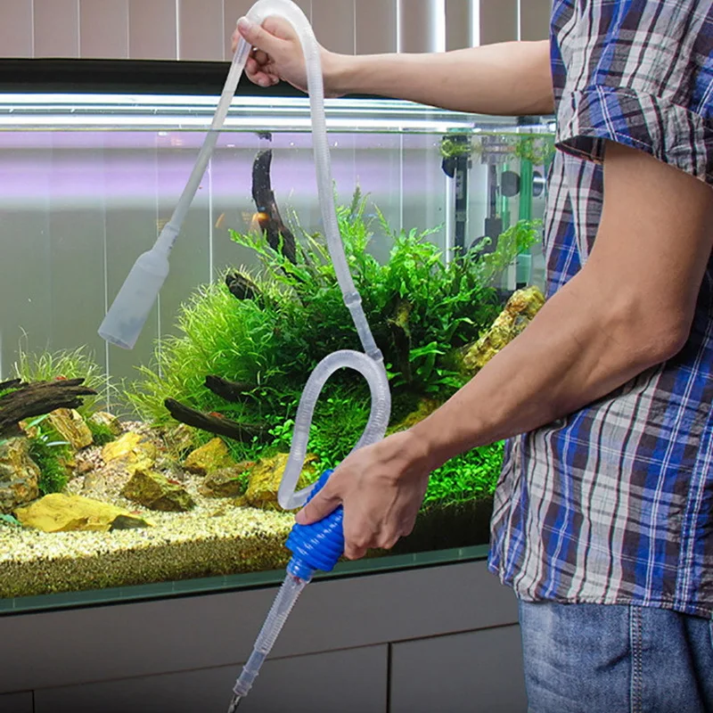 Gravel Vacuum Cleaner - Aquarium Siphon Fish Tank Syphon Vacuum