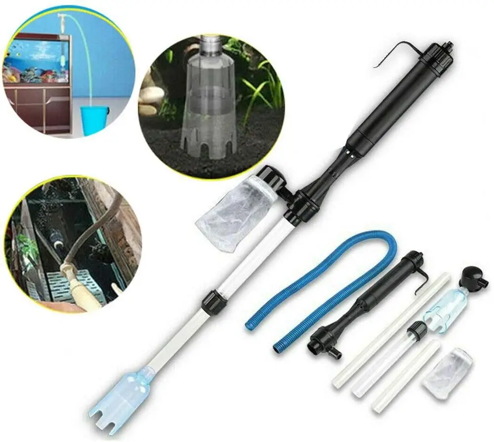 Gravel Vacuum Cleaner - Electric Water Changer Vacuum Siphon Pump