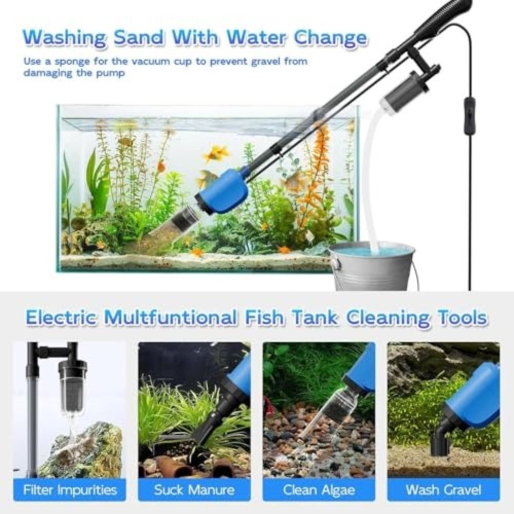 High Power Aquarium Gravel Cle - Gravel Vacuum Cleaner review and price