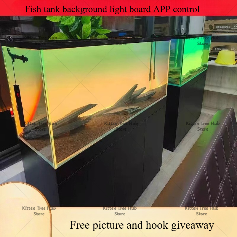 Fish Tank Background Board LED - Aquarium Fish Rainbow review and price