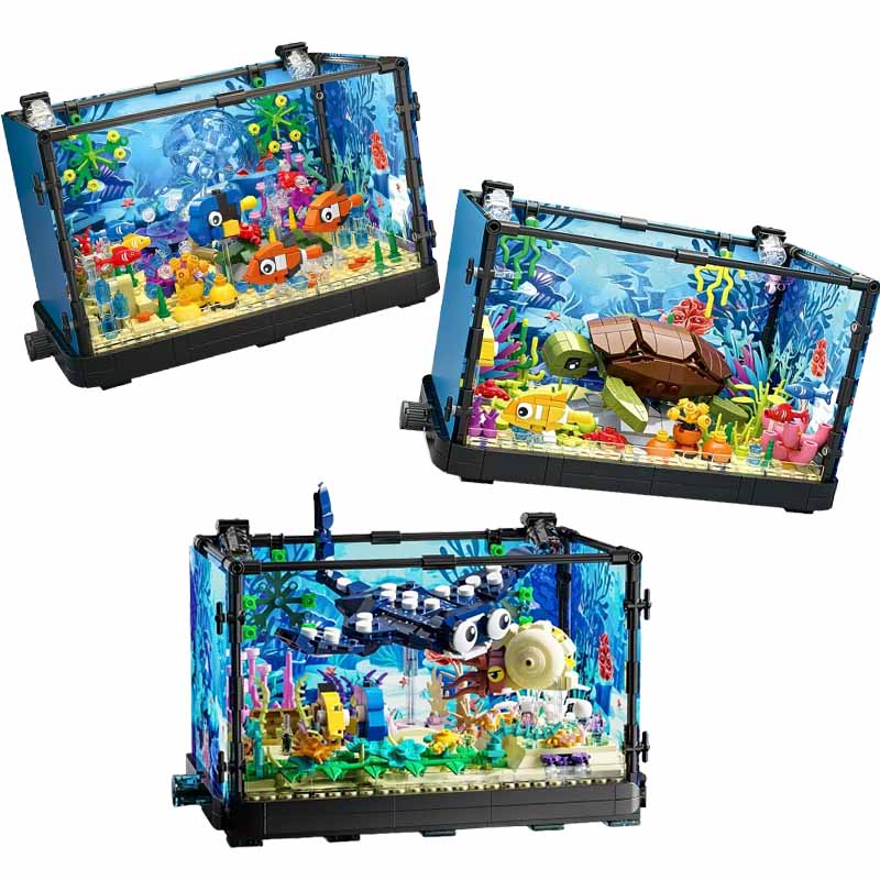 Fish Tank Building Block Set w - Aquarium Fish Lego review and price