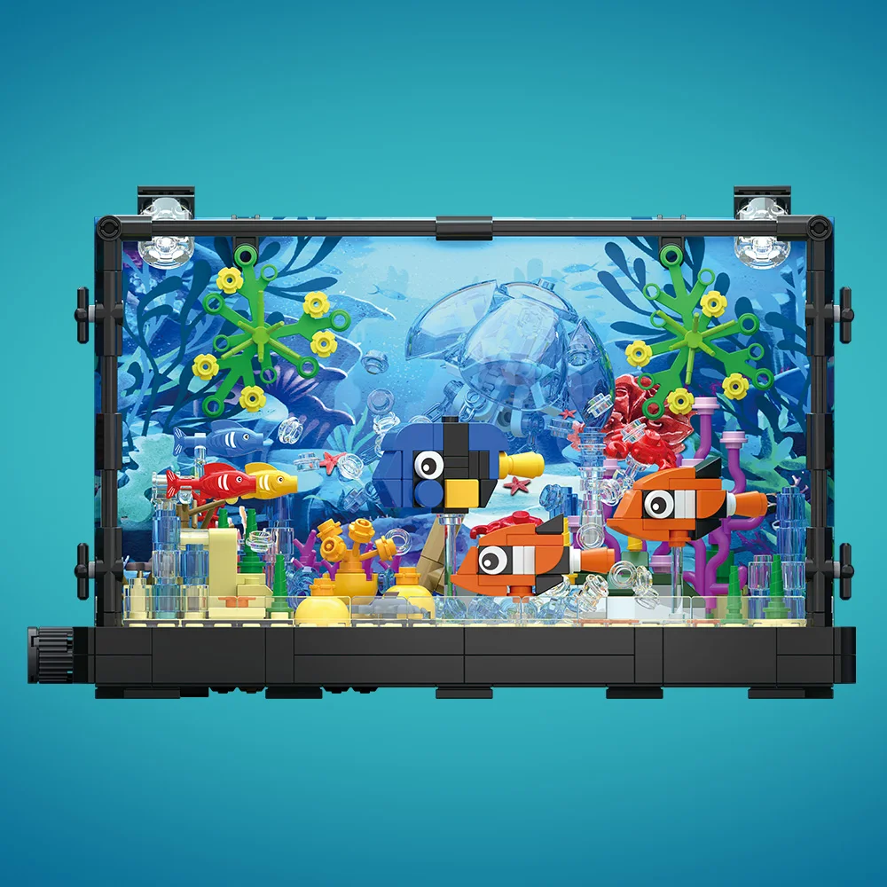 Fish Tank Building Block Set w - Aquarium Fish Lego review and price