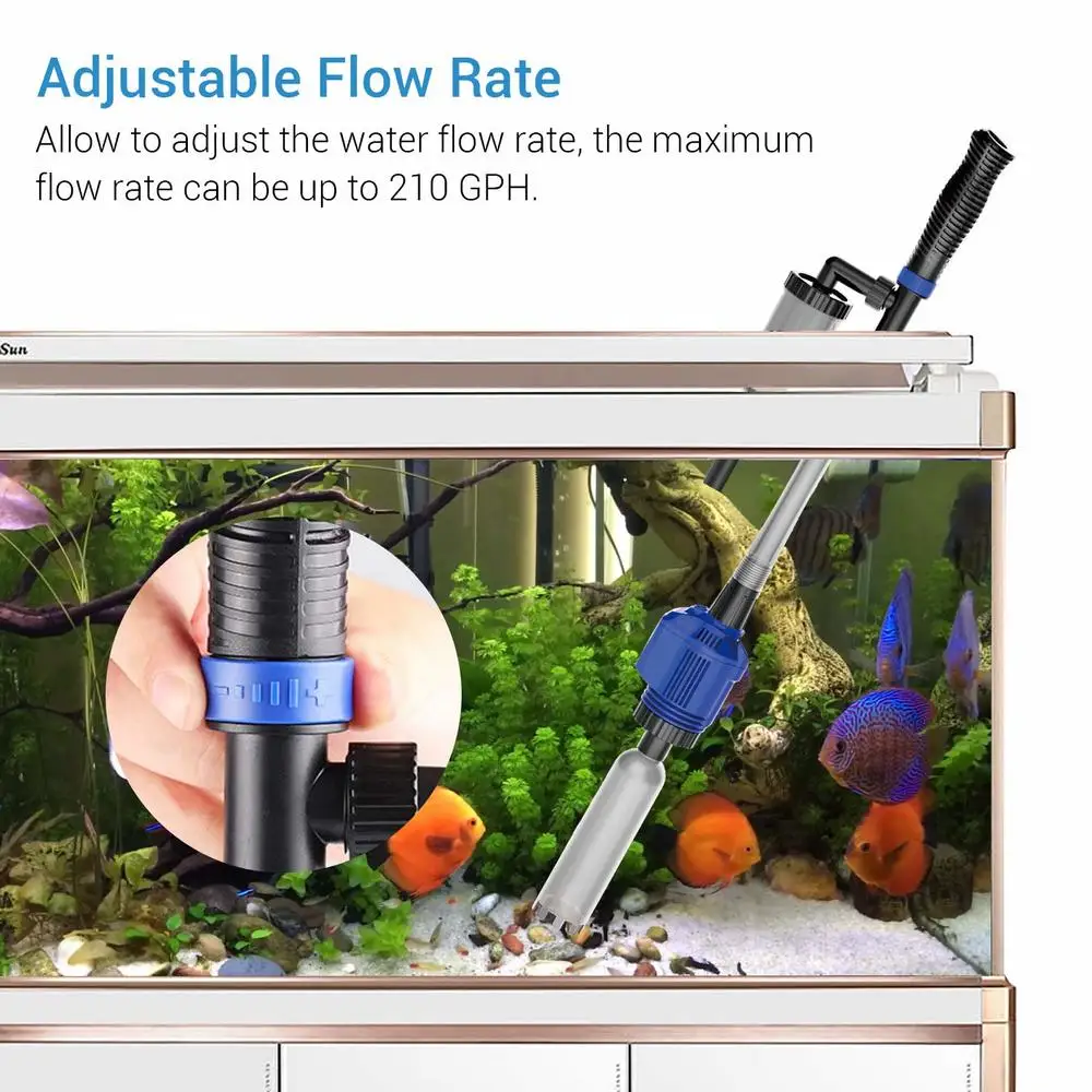 Sunsun HXS-02 Electric Aquariu - Gravel Vacuum Cleaner review and price