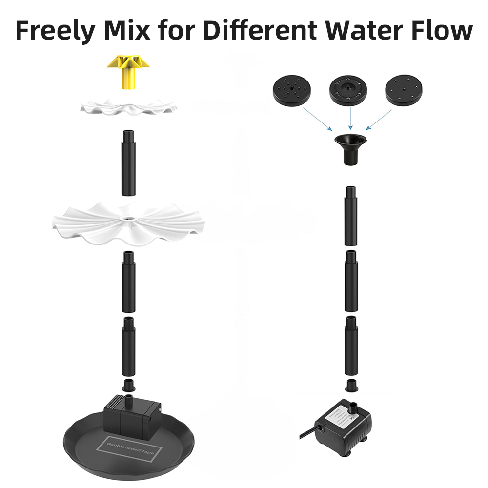 Solar Fountain Pump for Bird B - Aquarium Fish In Pond review and price