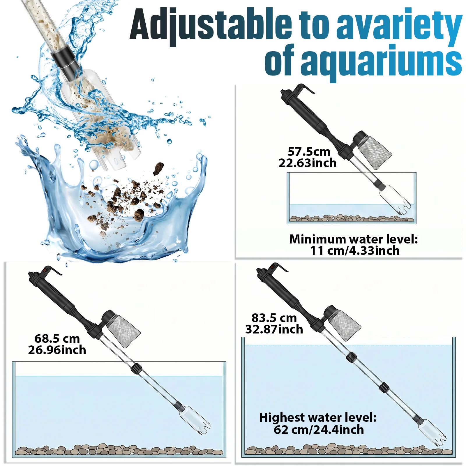 Aquarium Vacuum Gravel Cleaner - Gravel Vacuum Cleaner review and price