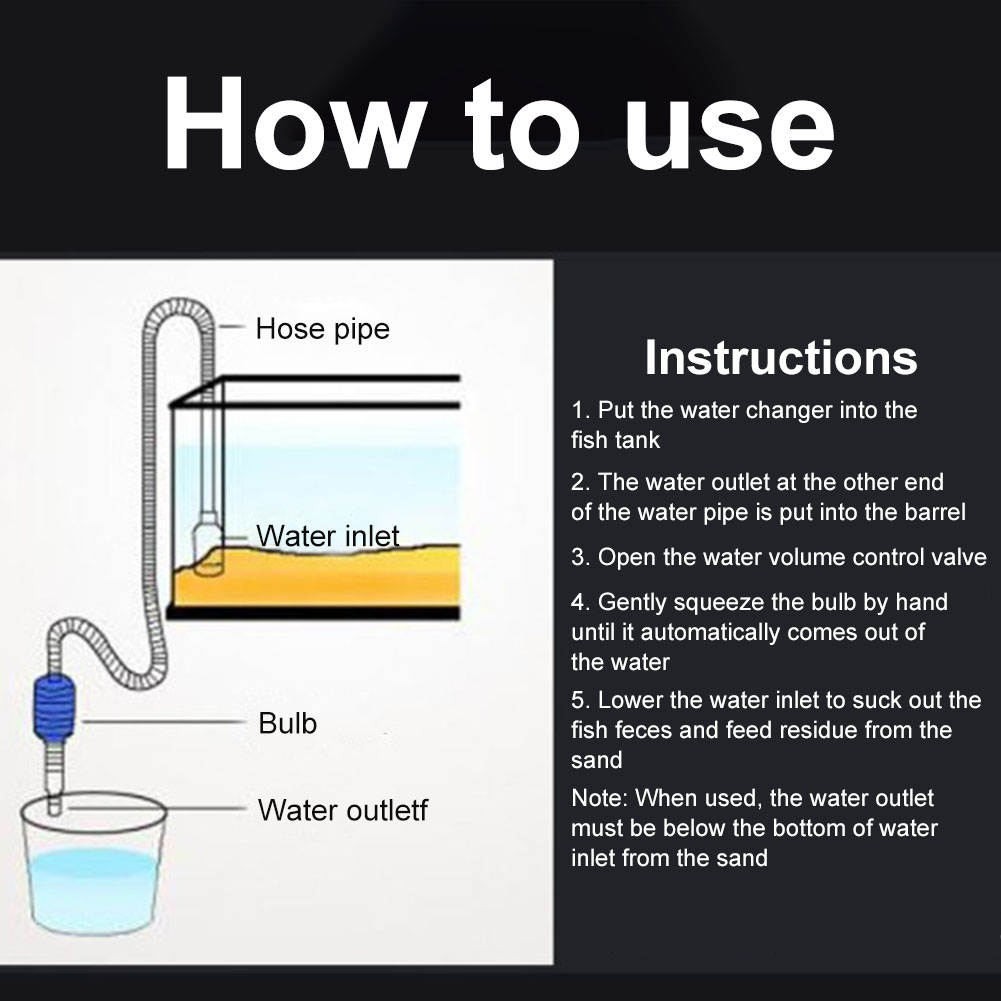 Aquarium Siphon Fish Tank Syph - Cleaner Fish Aquarium review and price