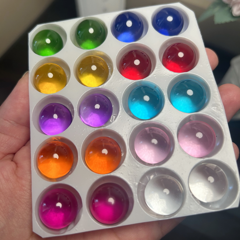 10/20pcs Solid Color Glass Bal - Aquarium Fish Ball review and price