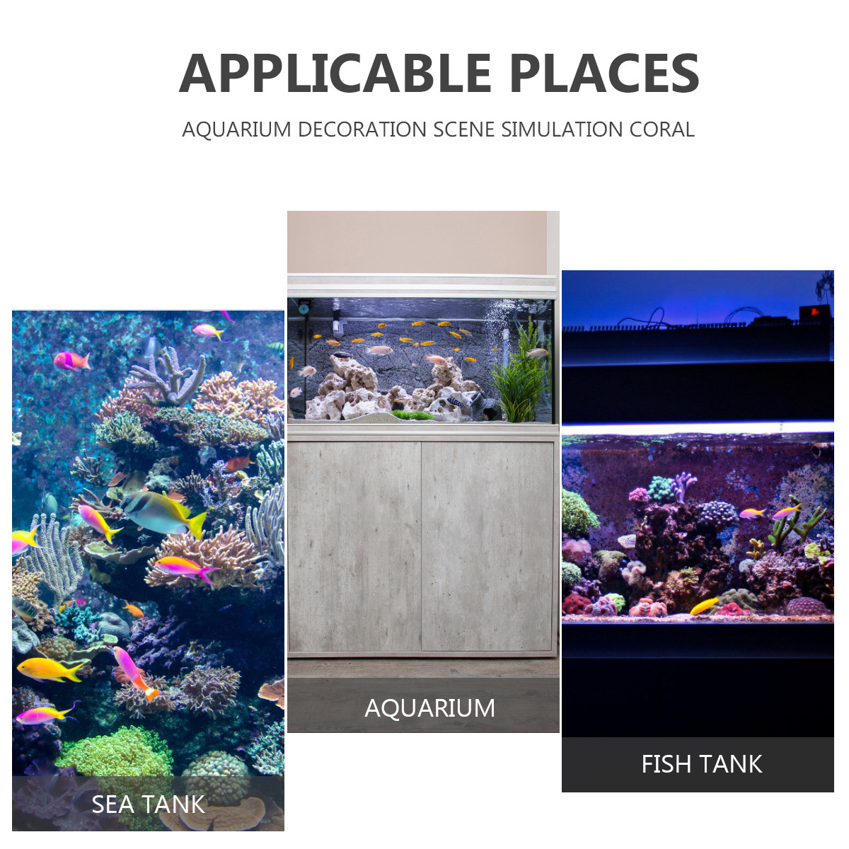 Aquarium Artificial Resin Cora - Aquarium Xl review and price