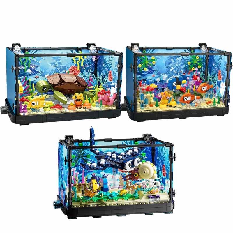 Fish Tank Building Block Set w - Aquarium Fish Lego review and price