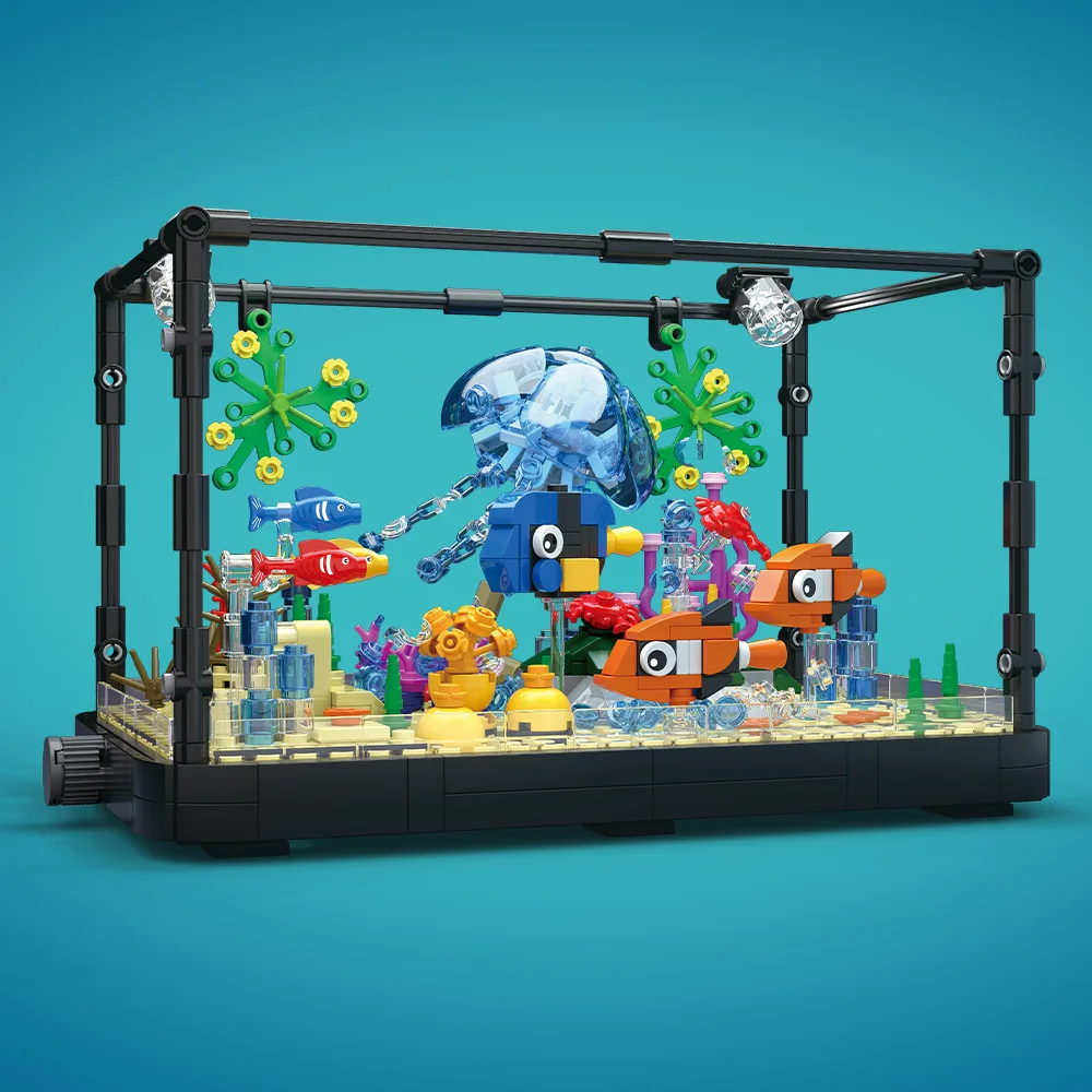 Fish Tank Building Block Set w - Aquarium Fish Lego review and price