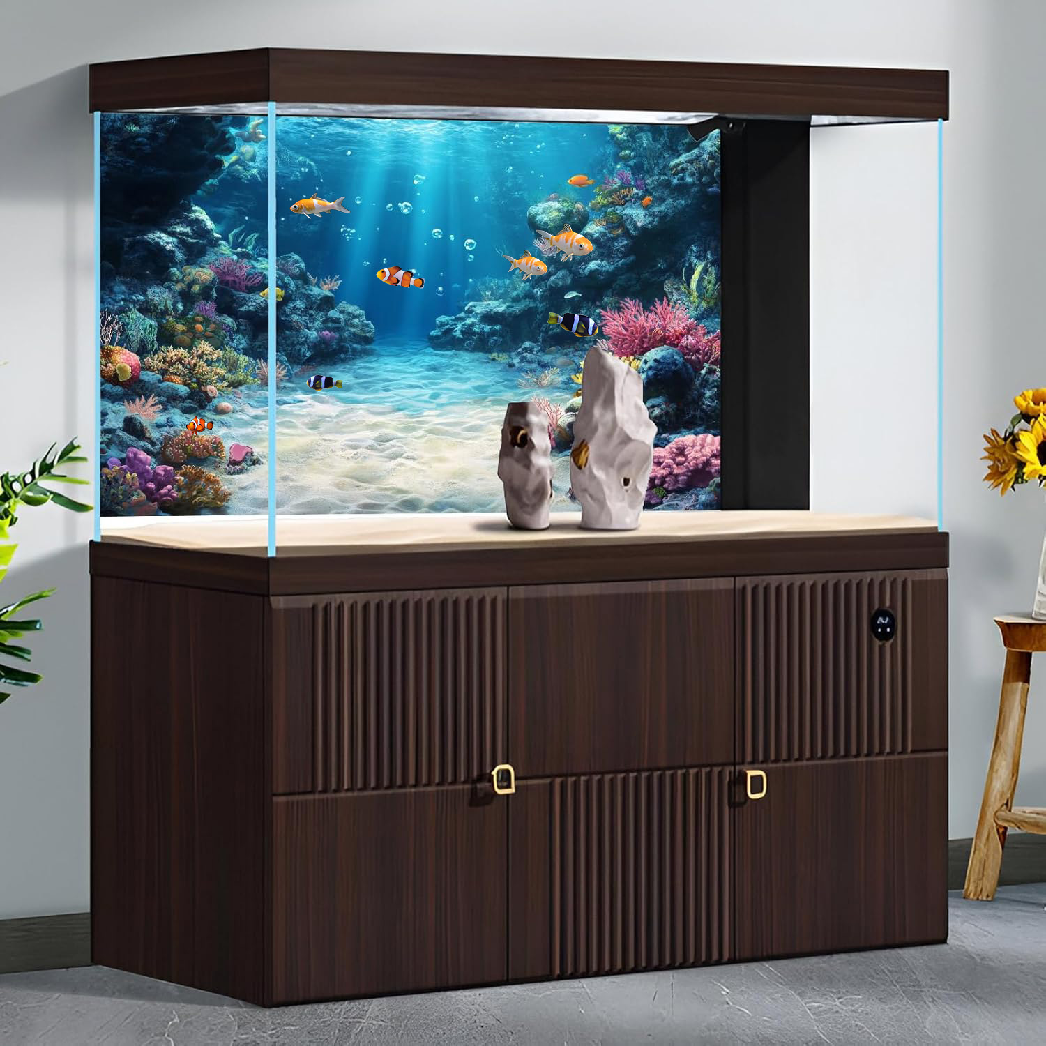 Rainbow Coral Reef，Fish tank b - Aquarium Fish Rainbow review and price