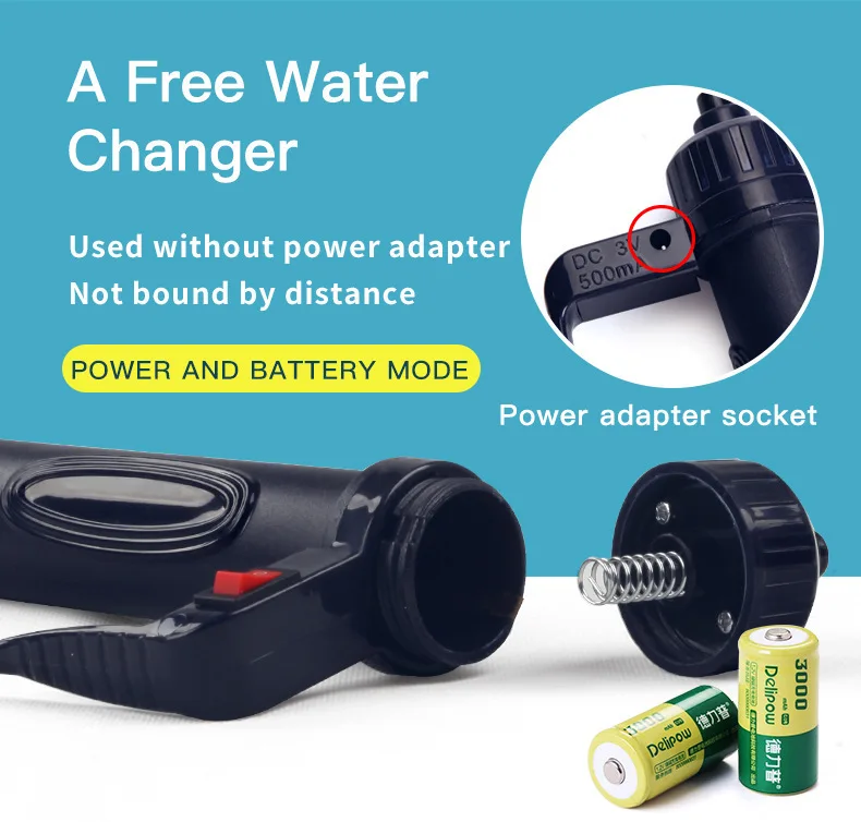 Electric Water Changer Vacuum  - Gravel Vacuum Cleaner review and price