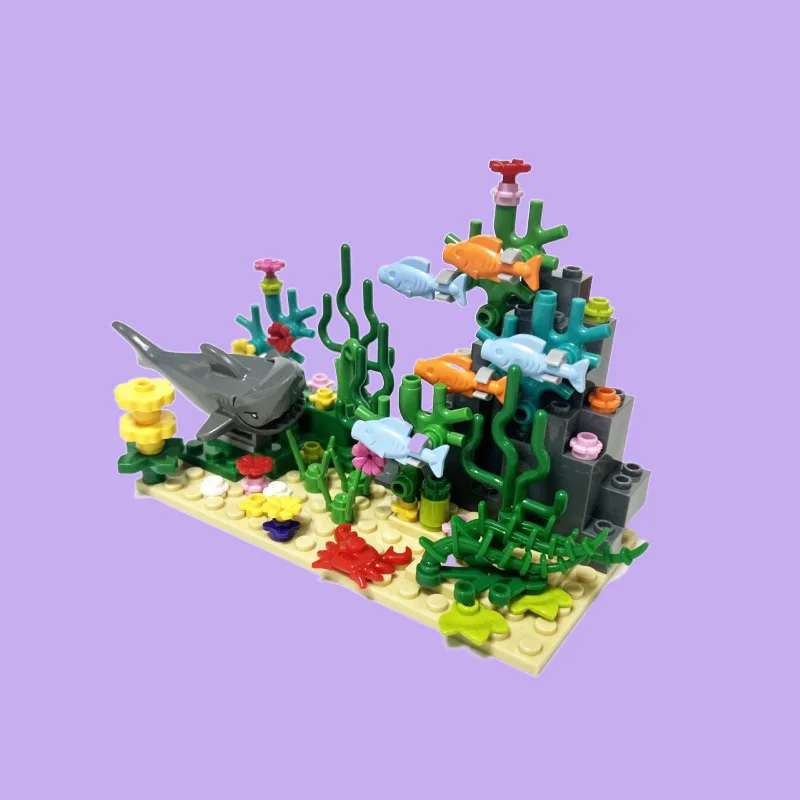 City MOC Aquarium Underwater W - Aquarium Fish Lego review and price